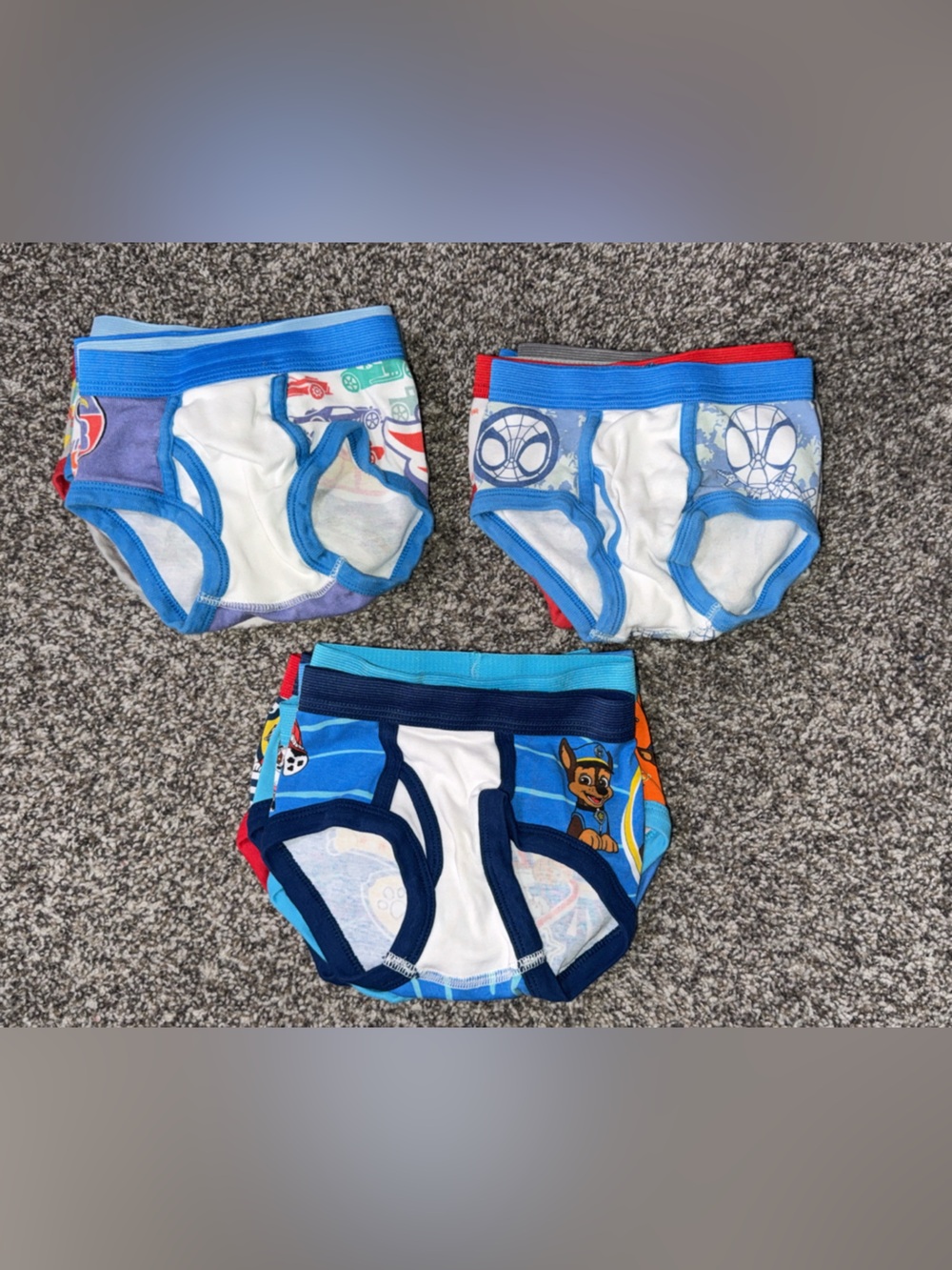 Boys brief underwear character set 4t